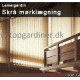 Lamelgardin - Mørklægning